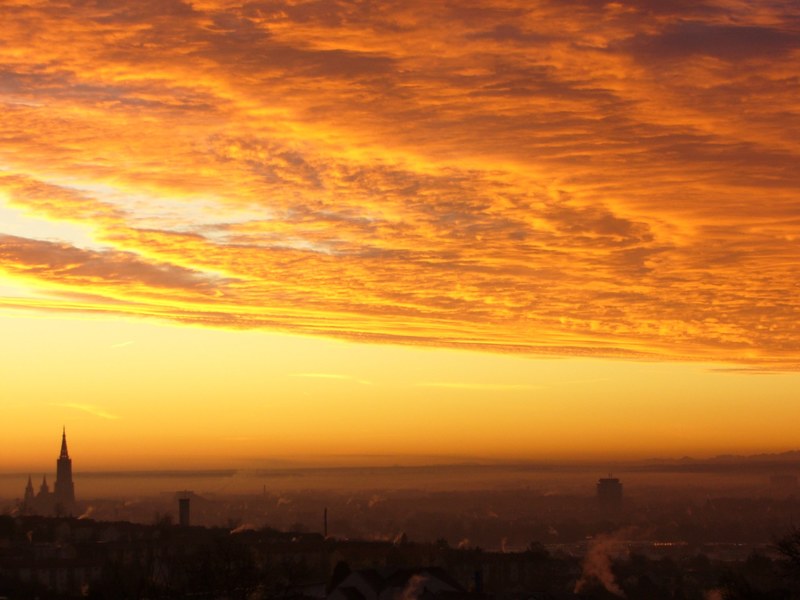 sunrise morgenrot sun city 4k