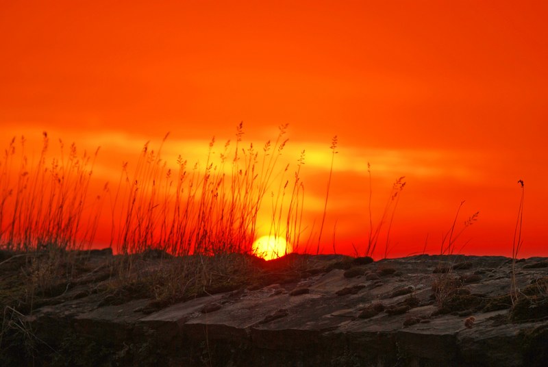 sun afterglow morgenrot sunrise sunset 4k
