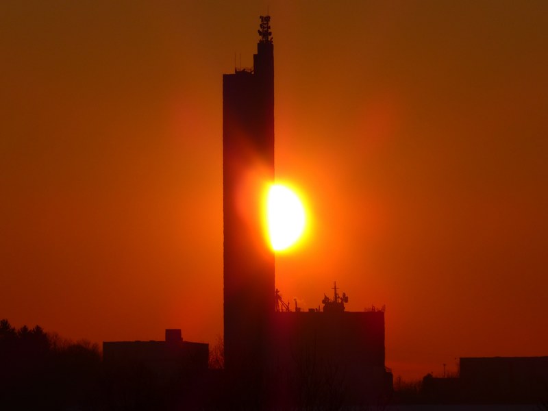 sun fireball sunset afterglow abendstimmung 4k