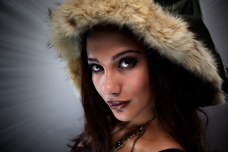 studio portrait model woman face beauty 4k