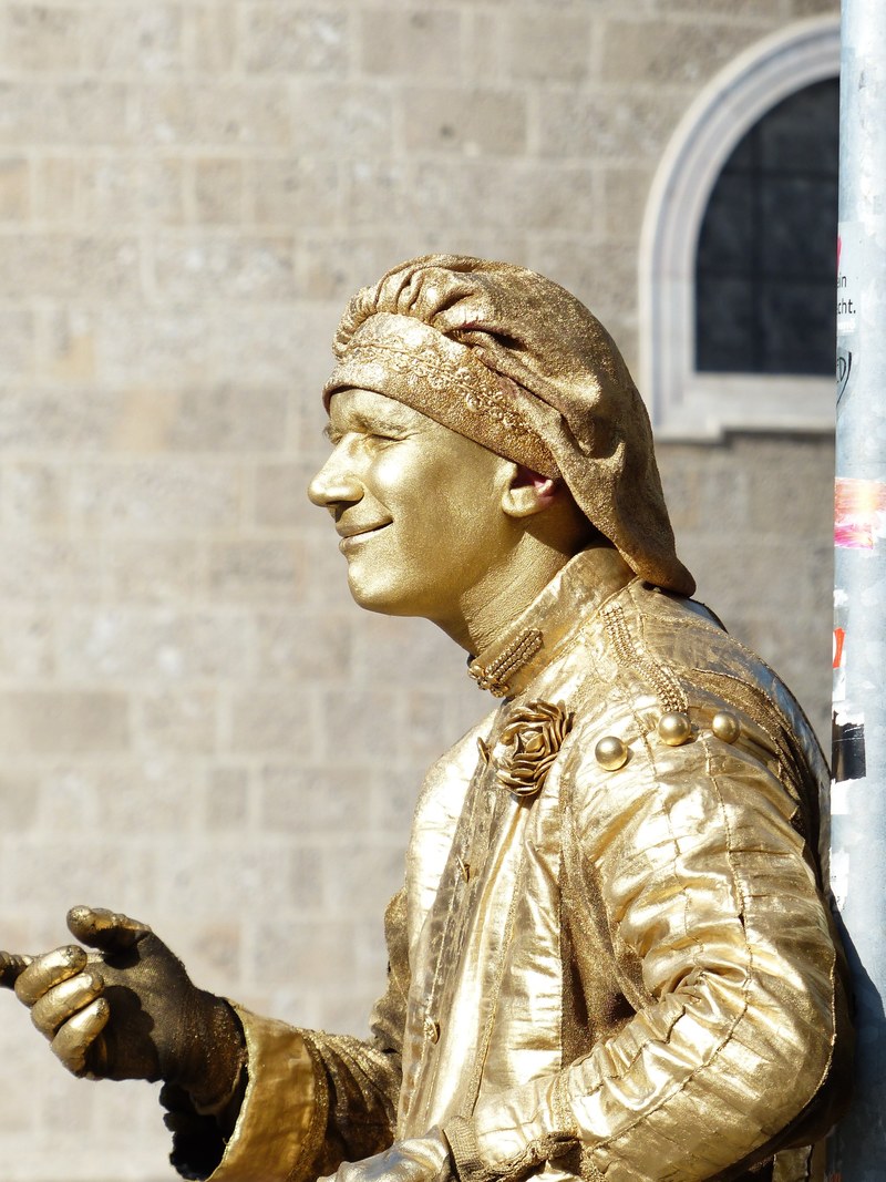 street artists pantomime performing arts actor 4k