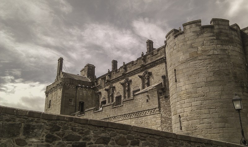 stirling castle scotland stirling castle grey 4k