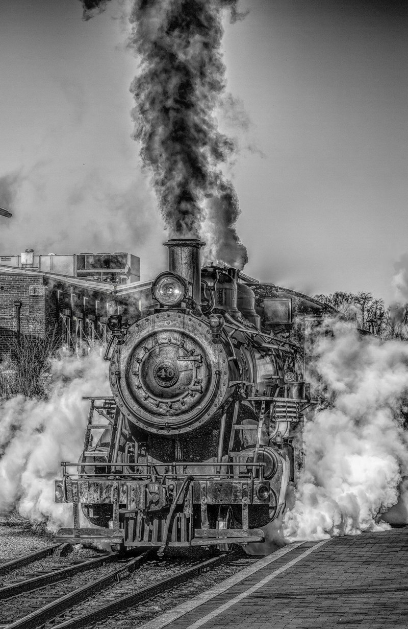 steam train steam engine railroad smoke steam hdr 4k