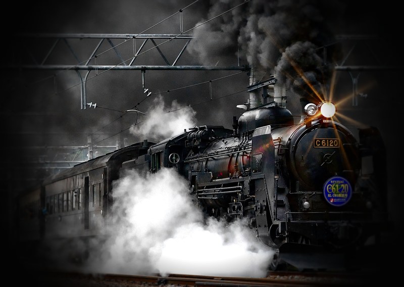 steam train locomotive ancient train old transport 4k