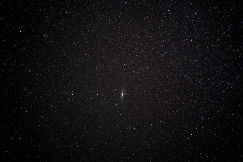 starry sky star galaxies andromeda andromeda nebula 4k