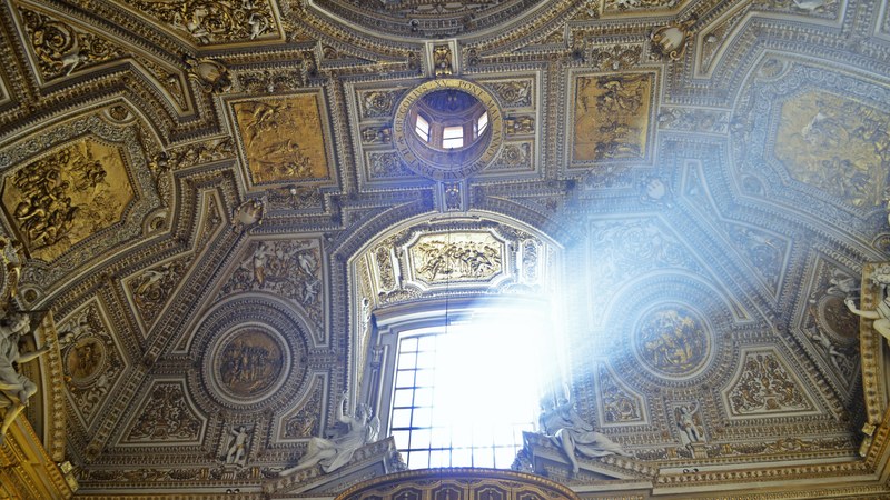 st peters basilica vatican catholic church faith 4k