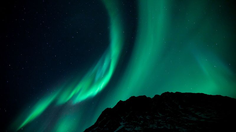 northern lights, night, night sky, phenomenon, 4k