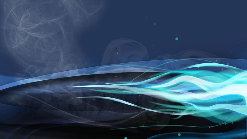 lines, wavy, blue, light, 4k
