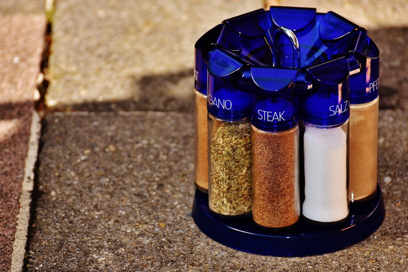 spice rack cooking spices preparation eat cook 4k
