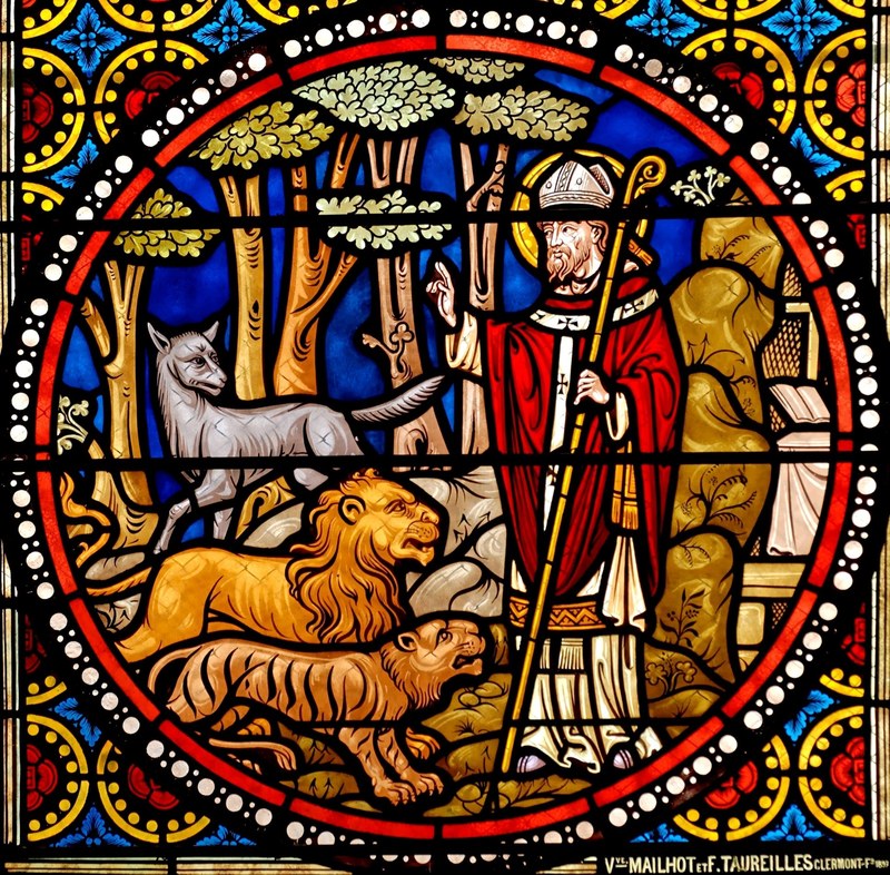 stained glass window glass st austremonius 1897 4k