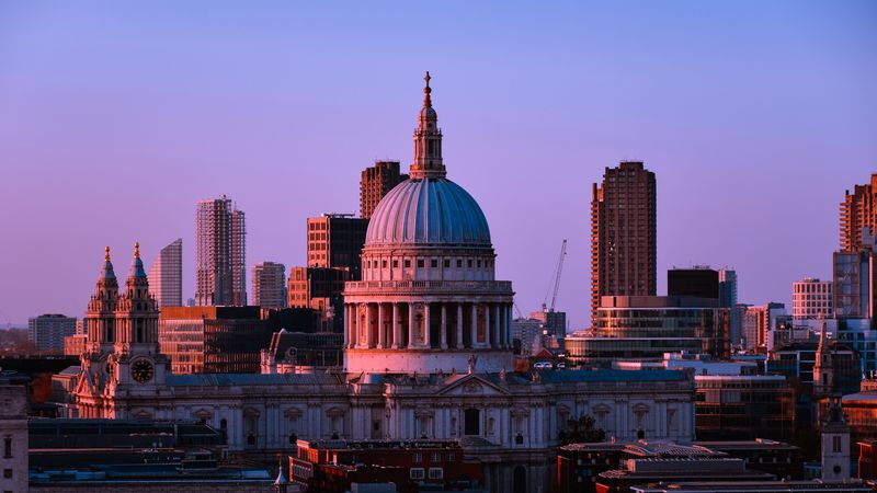 cathedral, architecture, building, city, england, 4k