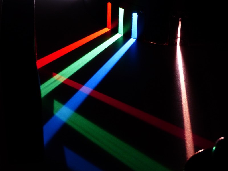 spectrum light spectrum optics prism light beam 4k