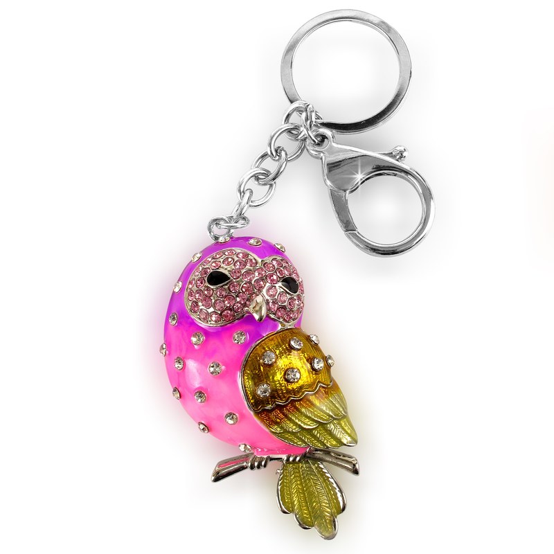 sowa key ring keychain key ring pendant bird color 4k