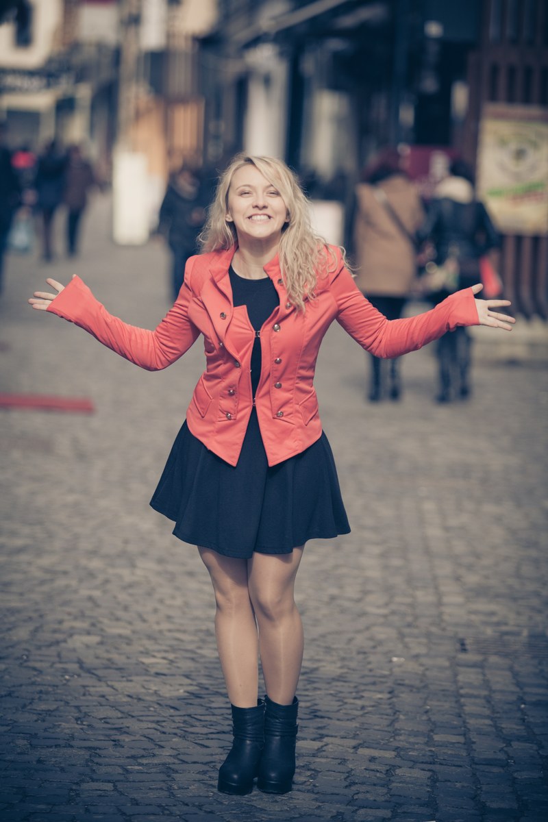 smile portrait beauty girl joy love femininity 4k