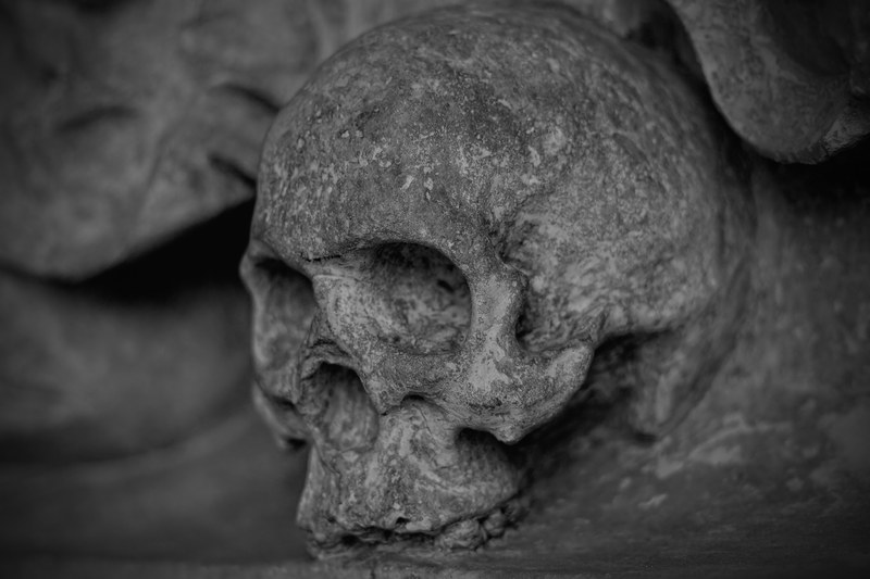 skull and crossbones skull dead skeleton mortal 4k