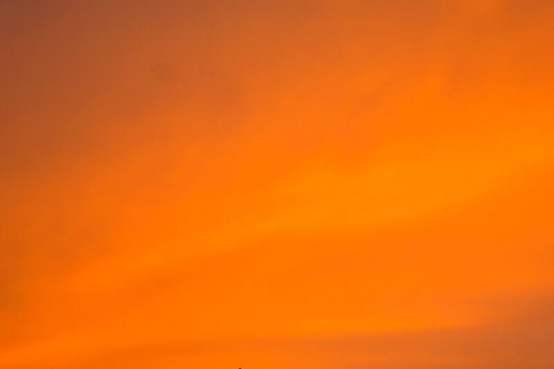 sky coloring sunset evening sky orange colored 4k