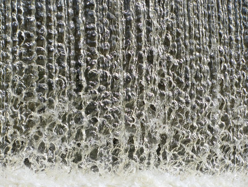 sluice waterfall natural water nature elements 4k