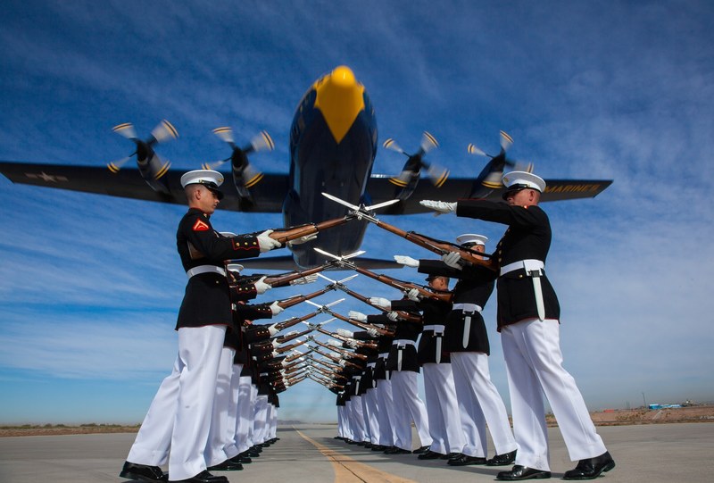 silent drill platoon marine corps fat albert 4k
