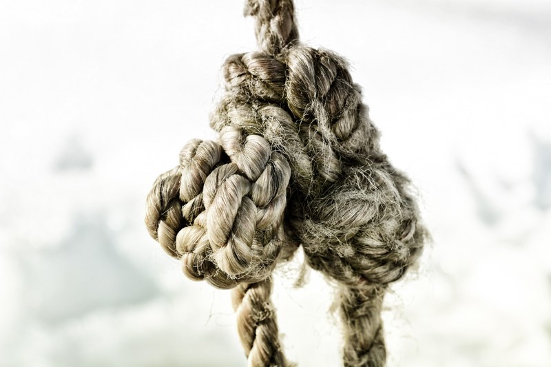 siel knitting dew knot knotted woven close 4k