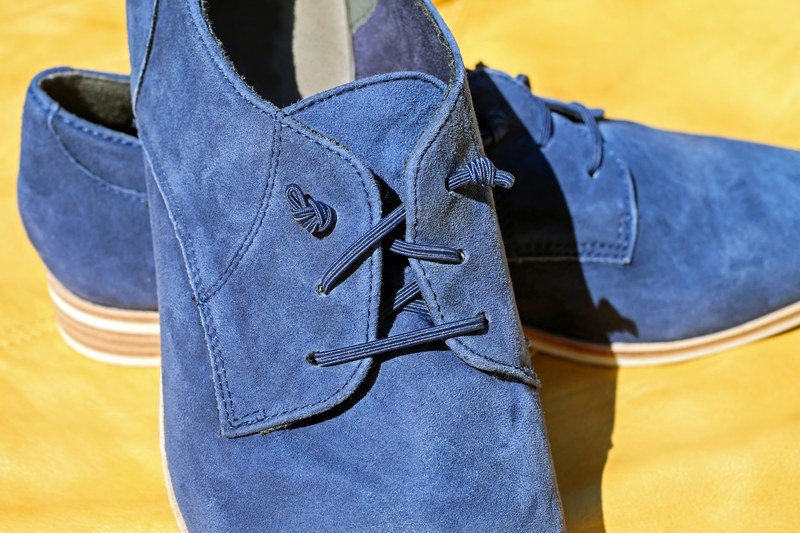 shoe leather pair suede shoe shoelace knot 4k