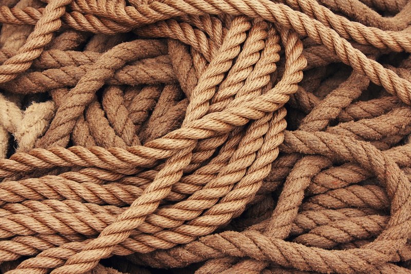 ship traffic jams rope dew cordage knitting strand 4k
