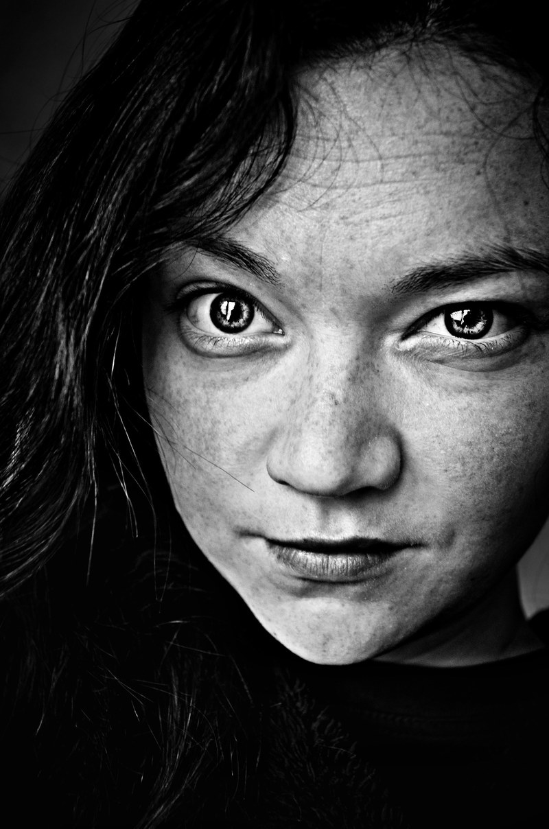 self portrait eyes face 4k