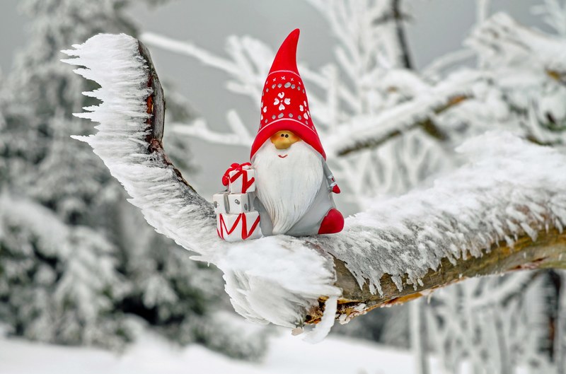 santa claus christmas motif figure nicholas imp 4k