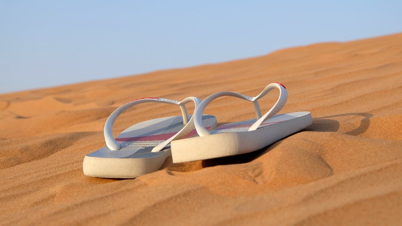 sandals flip flops footwear beach shoes leisure 4k