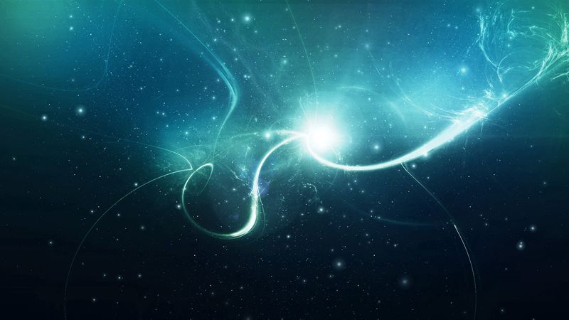 star, shine, light, waves, lines, 4k