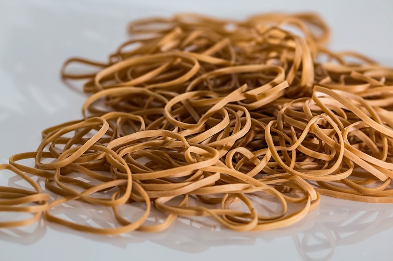 rubber bands elastic bands office supplies 4k
