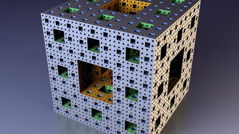 cube, fractal, mandelbrot, 4k