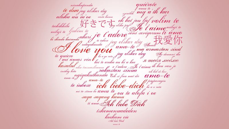 heart, drawing, lettering, love confession, 4k