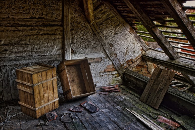 roof decay ruin lumber lapsed dilapidated 4k