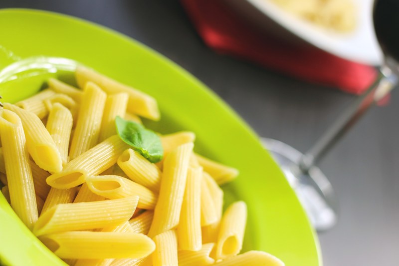 rigatoni pasta noodles food meal cuisine cooked 4k