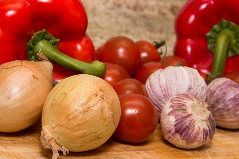 red paprika organic vegetable green feeds dinner 4k
