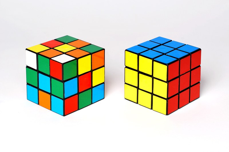 puzzle game cube rubiks cube toy think task 4k