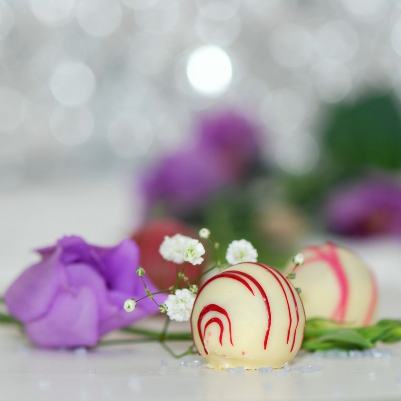 praline chocolate white chocolate sweetness nibble 4k