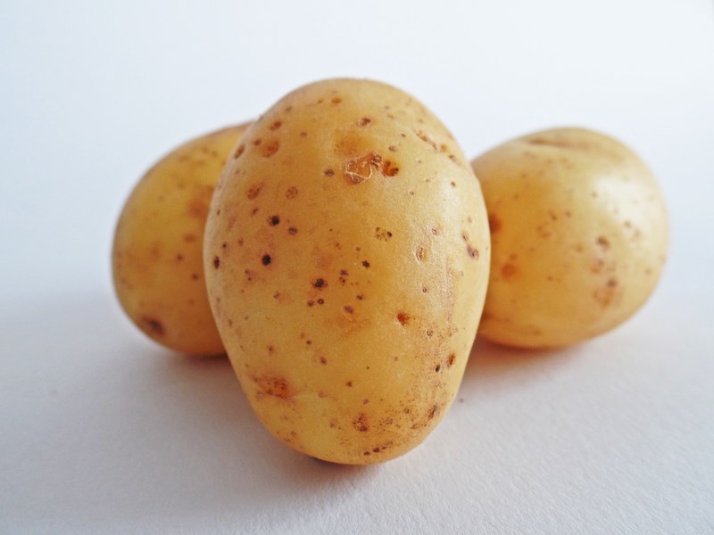 potatoes vegetables field eat bio nature 4k