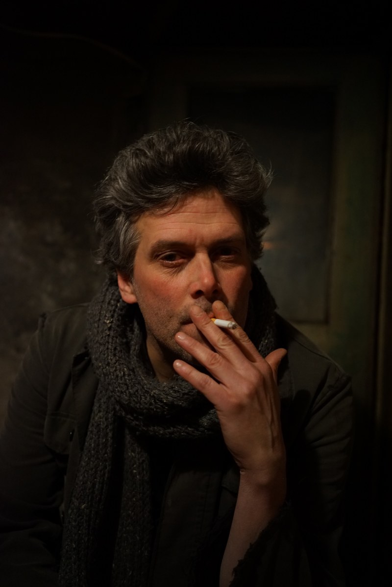 portrait male smoking cigarette indoor man smoke 4k