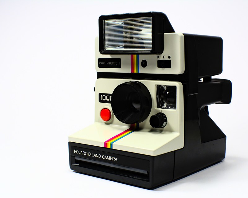 polaroid camera polaroid land polatronic vintage 4k
