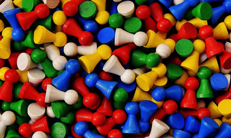 play stone colorful figures color wood play 4k