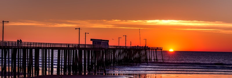 pismo beach california pier structure landmark 4k