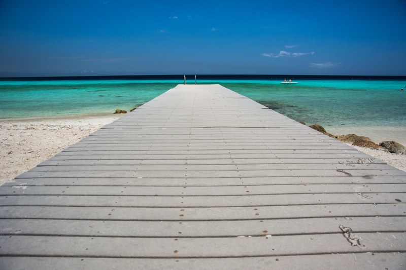 pier tropical beach summer ocean vacation exotic 4k
