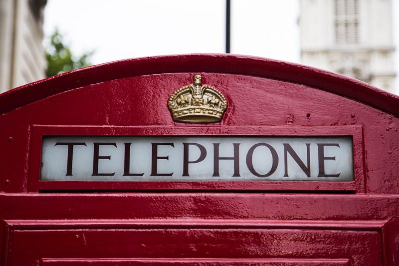 phone booth telephone public phone booth red logo 4k