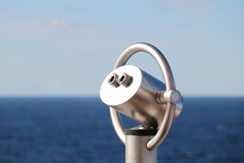 periscope telescope binoculars seafaring ship 4k