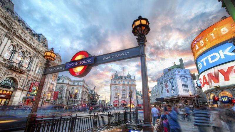 street cars, street, city, people, windows, subway, signs, houses, london, 4k