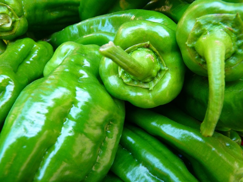 paprika vegetables green food 4k