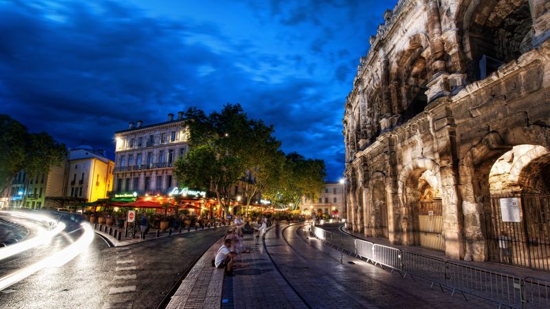 rome, italy, coliseum, landscape, city, 4k