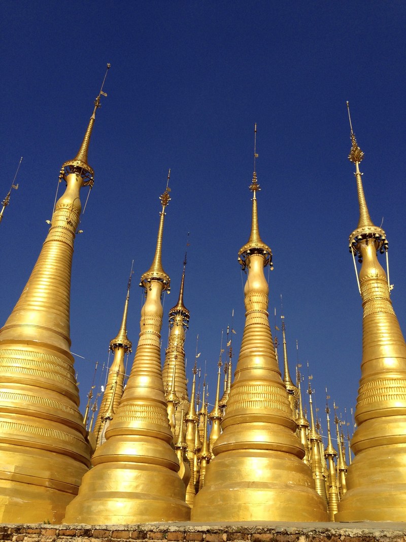 pagoda spires temple religion buddhism buddhist 4k