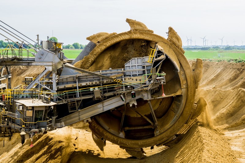 paddle wheel bucket wheel excavators brown coal 4k